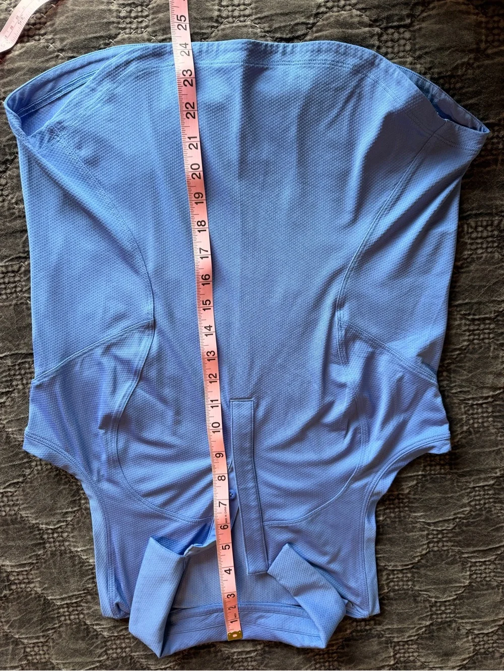 Sleeveless quick-dry Polo Tank Top in wild indigo - Picture 5 of 5
